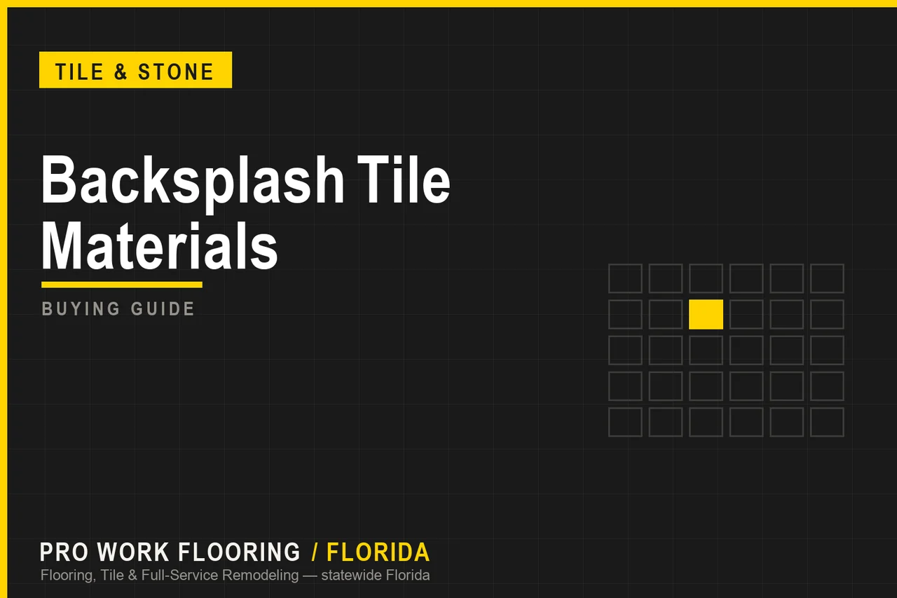 Backsplash Tile Materials