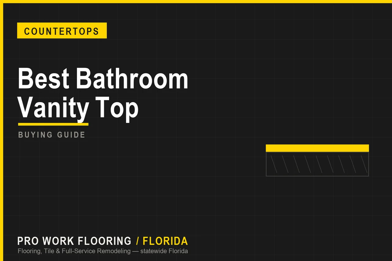 Best Bathroom Vanity Top