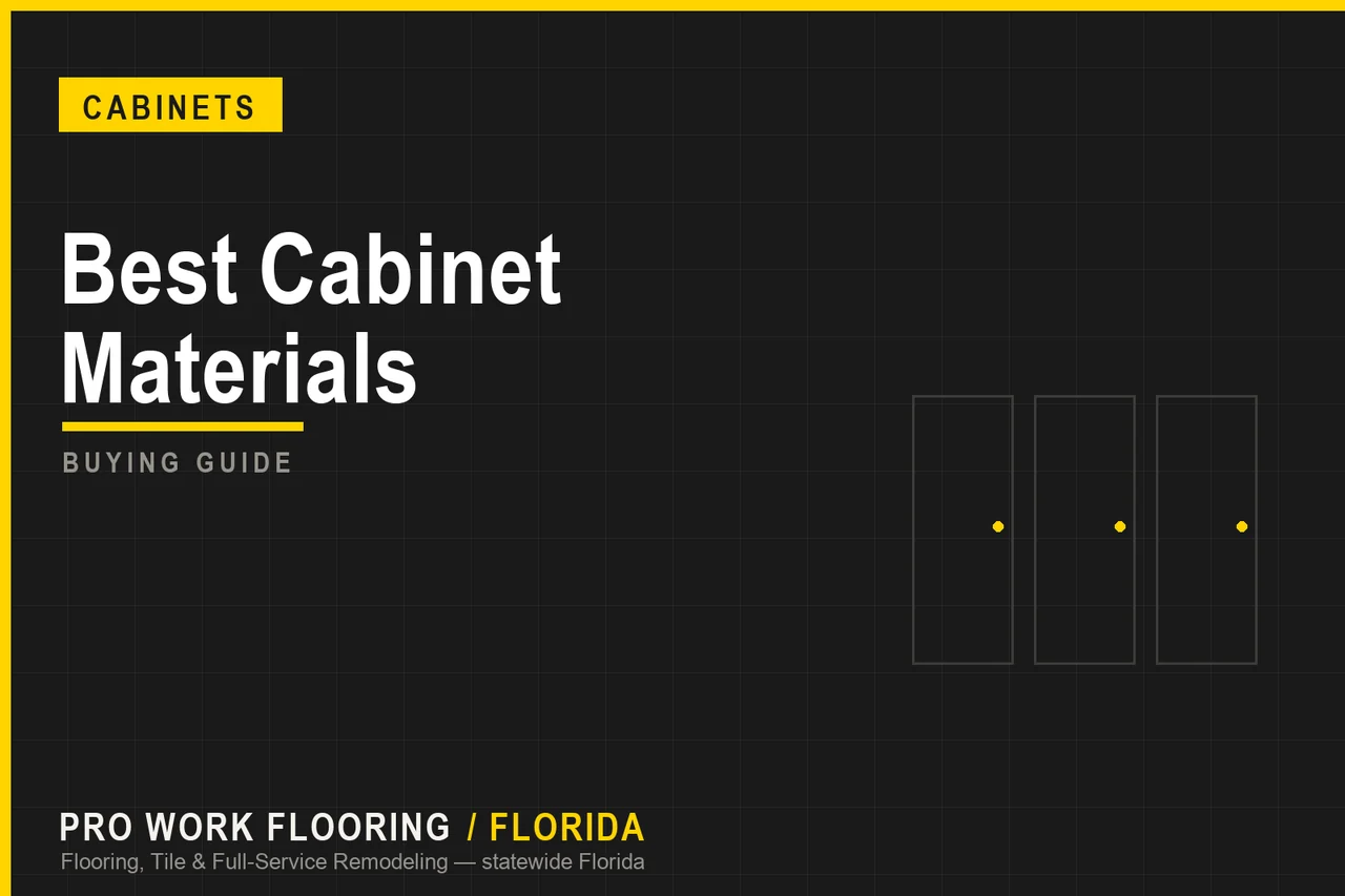 Best Cabinet Materials for Florida Humidity, Scored