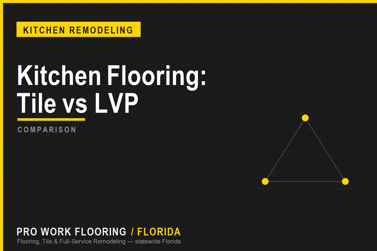 Kitchen Flooring: Tile vs LVP