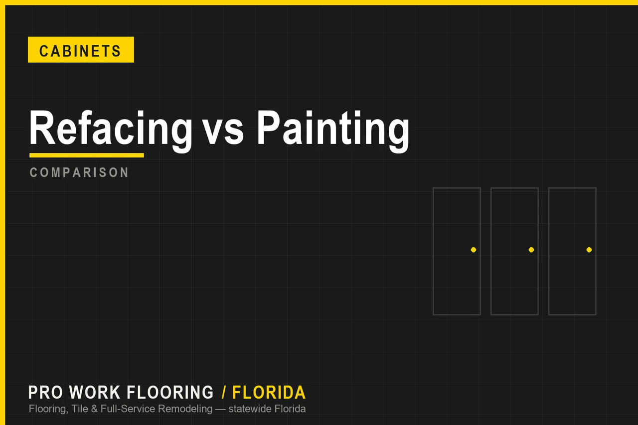 Refacing vs Painting