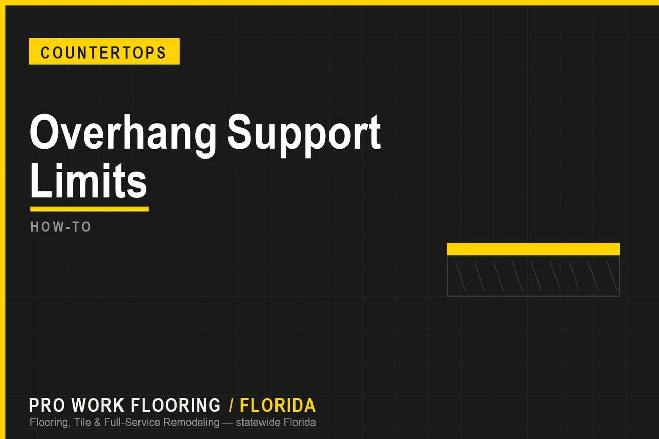 Overhang Support Limits