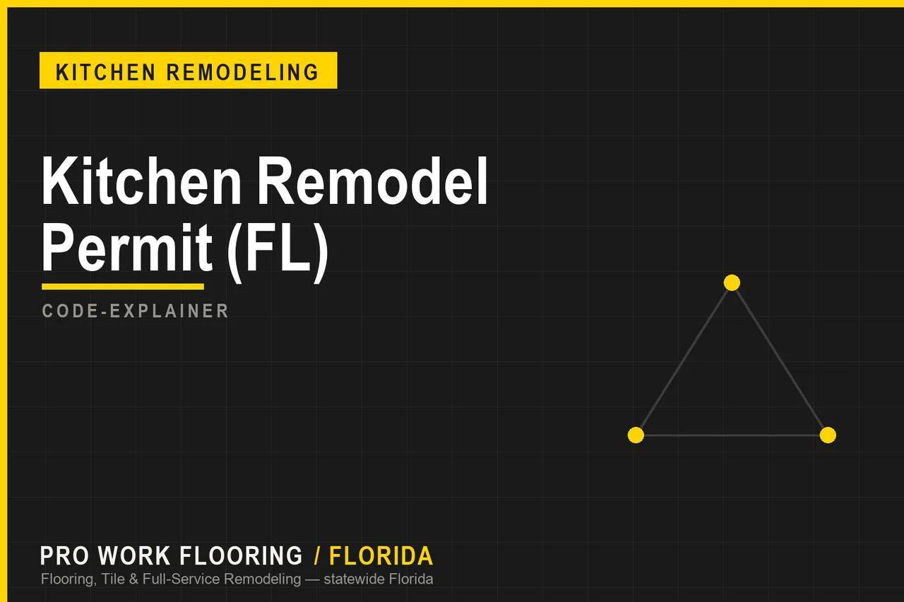 Kitchen Remodel Permit (FL)