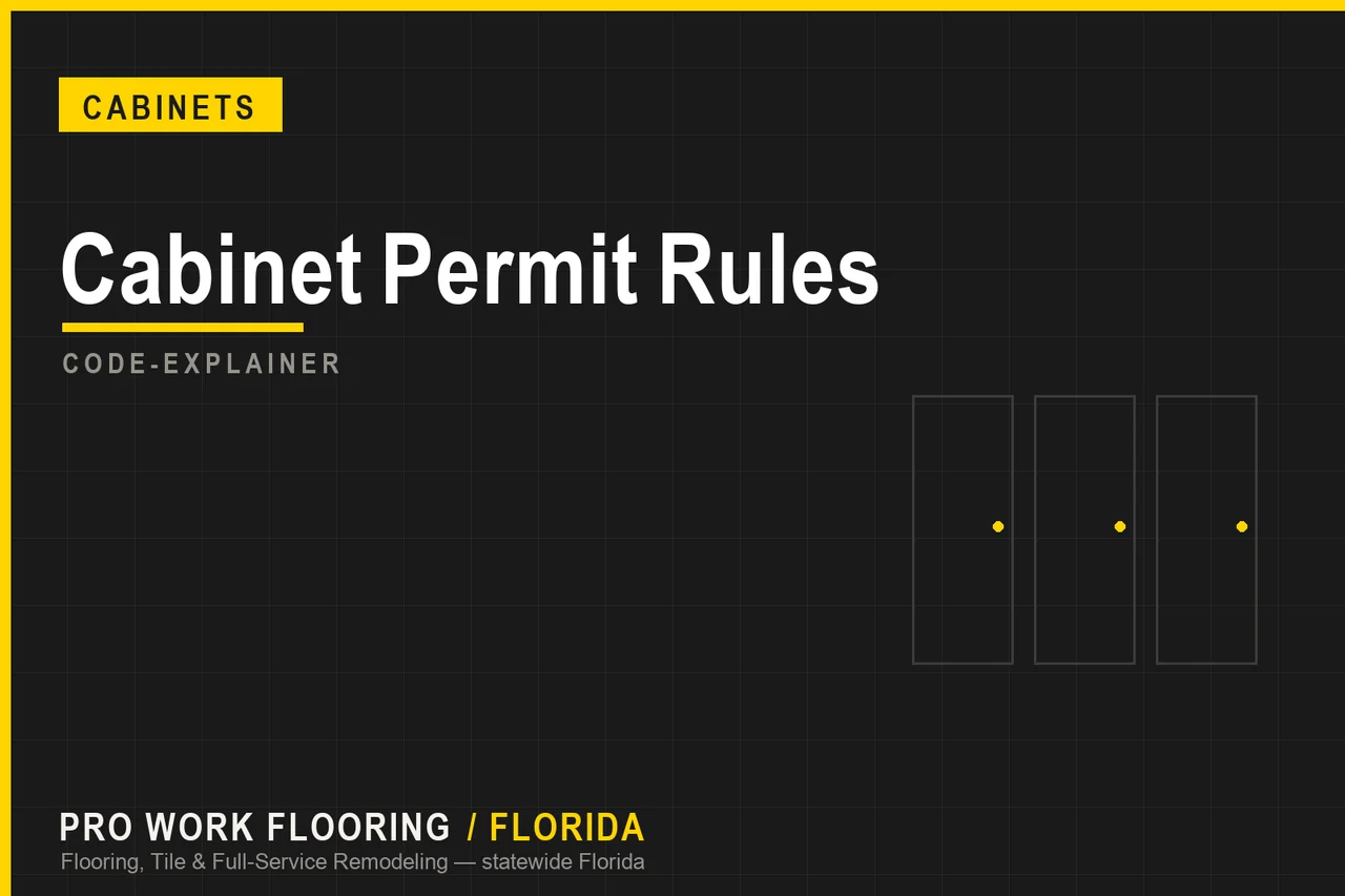 Cabinet Permit Rules