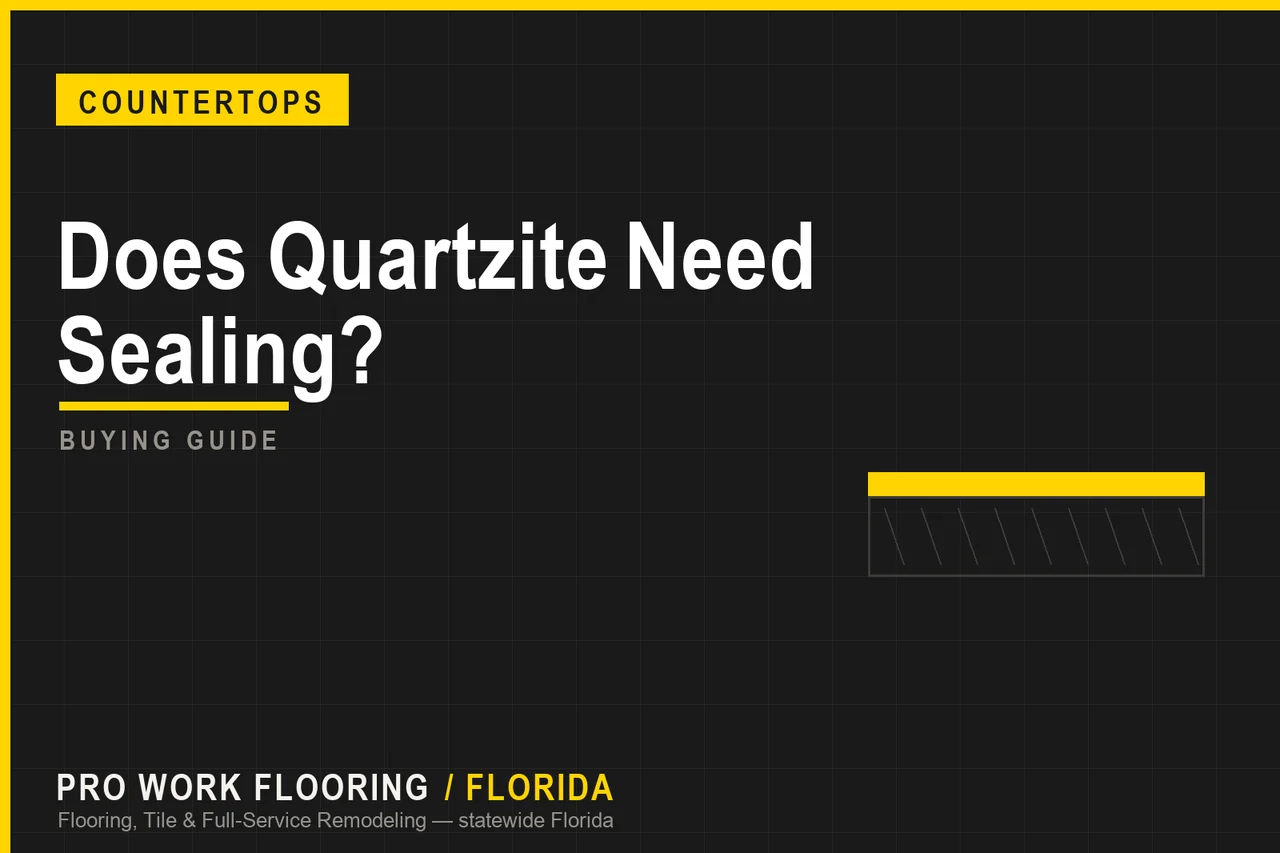 Does Quartzite Need Sealing?