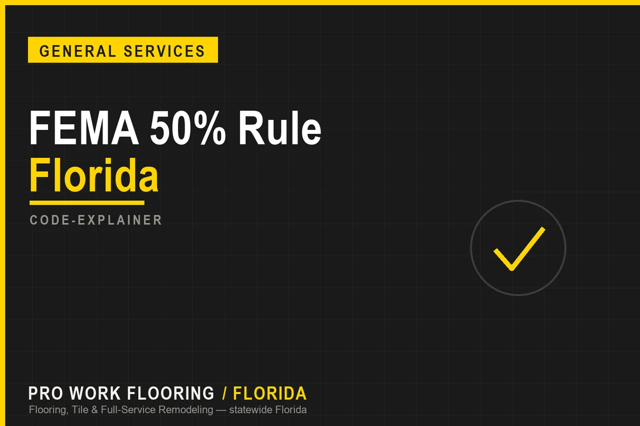 FEMA 50% Rule Florida
