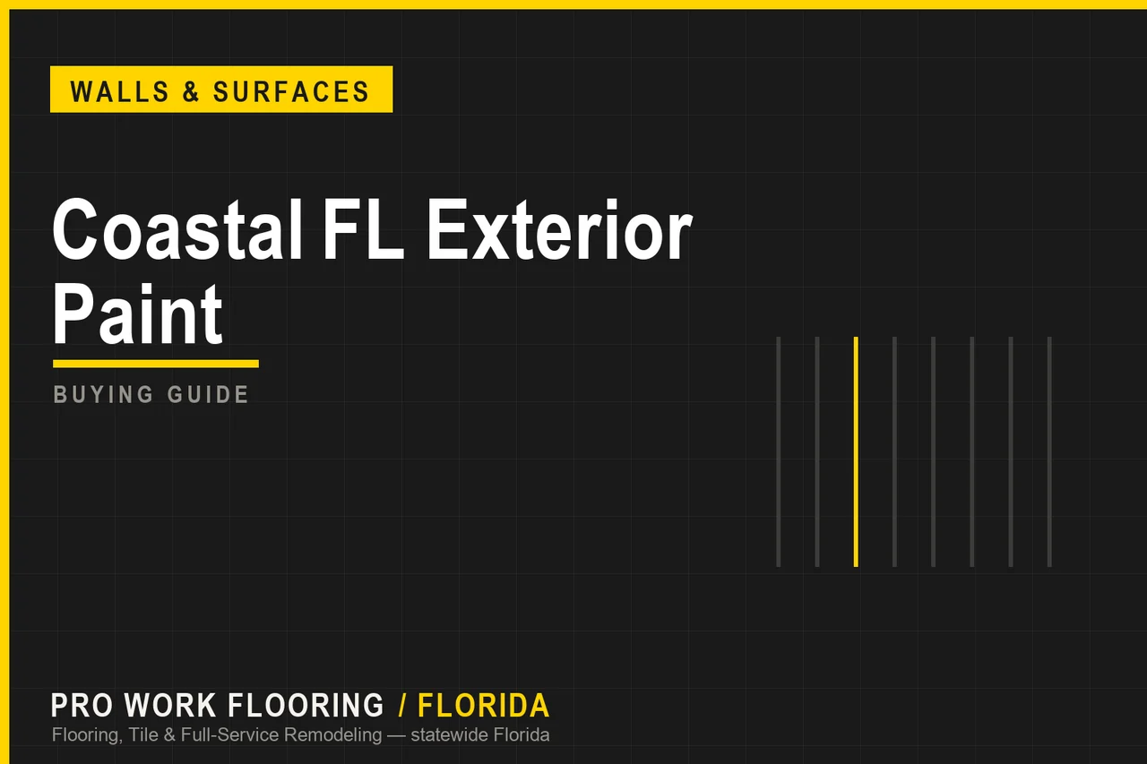 Coastal FL Exterior Paint