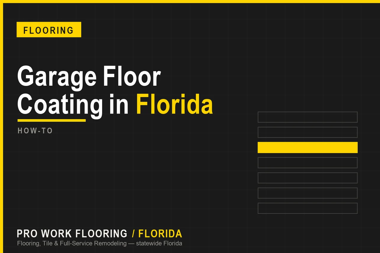 Garage Floor Coating in Florida