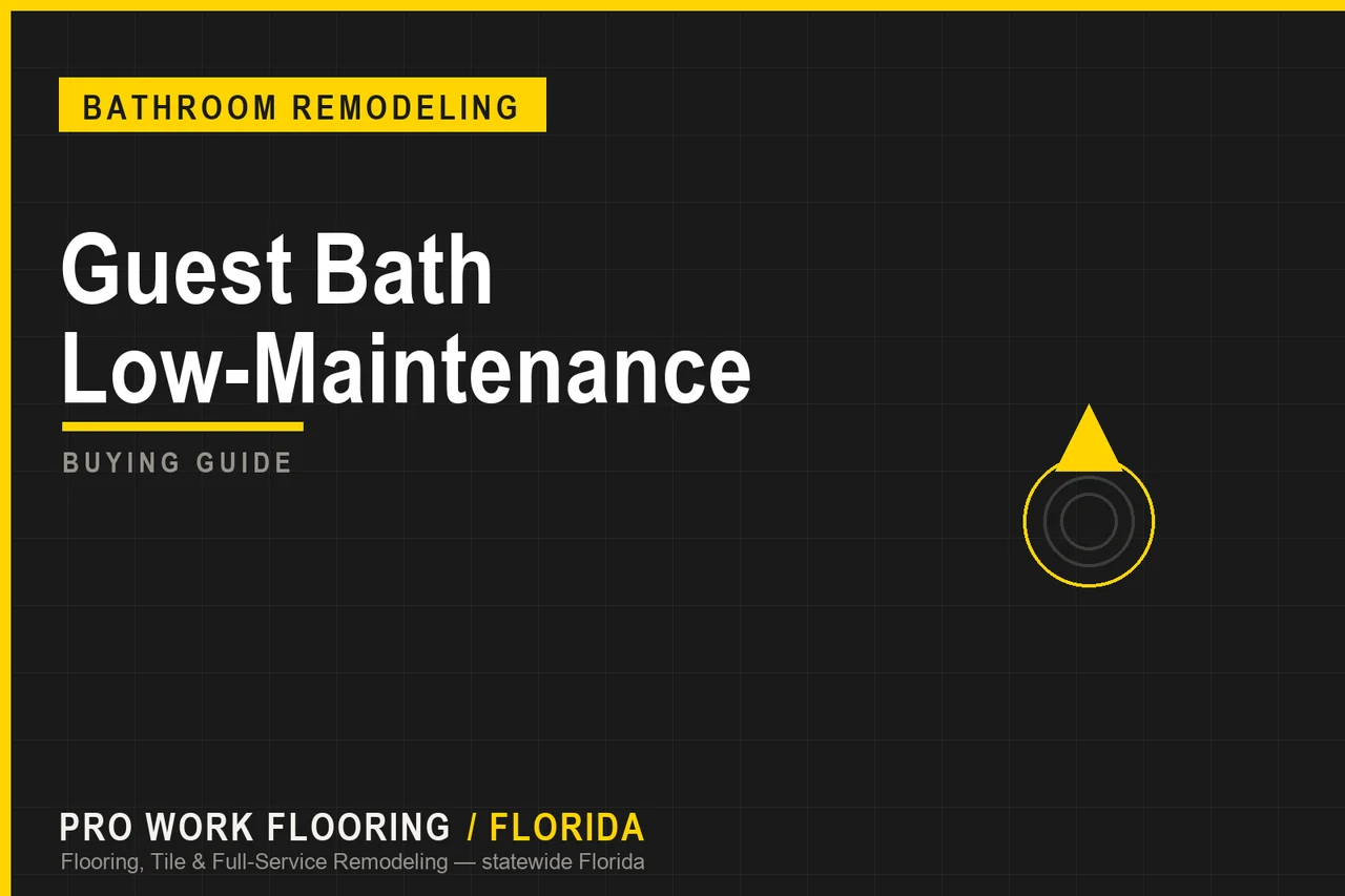 Guest Bath Low-Maintenance