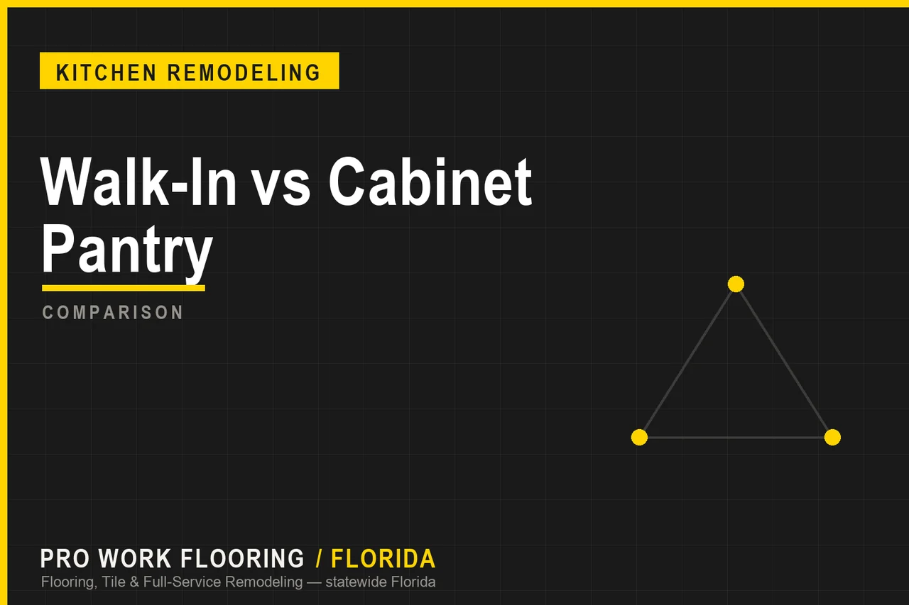 Walk-In vs Cabinet Pantry