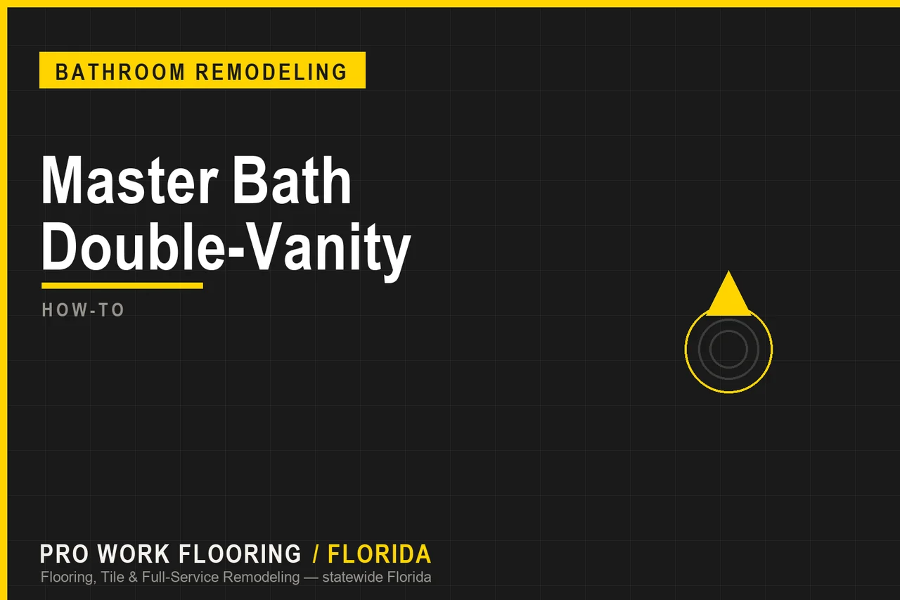 Master Bath Double-Vanity Layouts