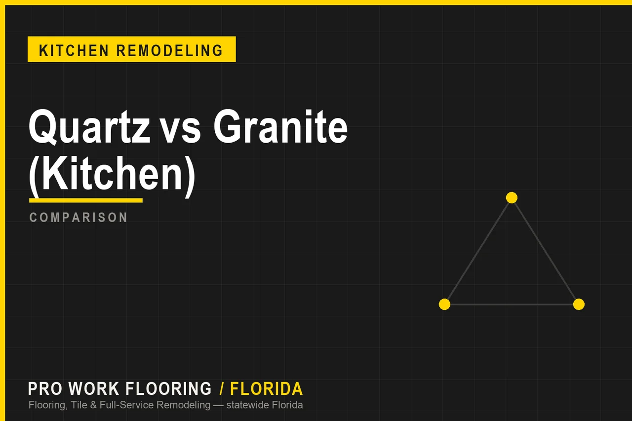 Quartz vs Granite (Kitchen)