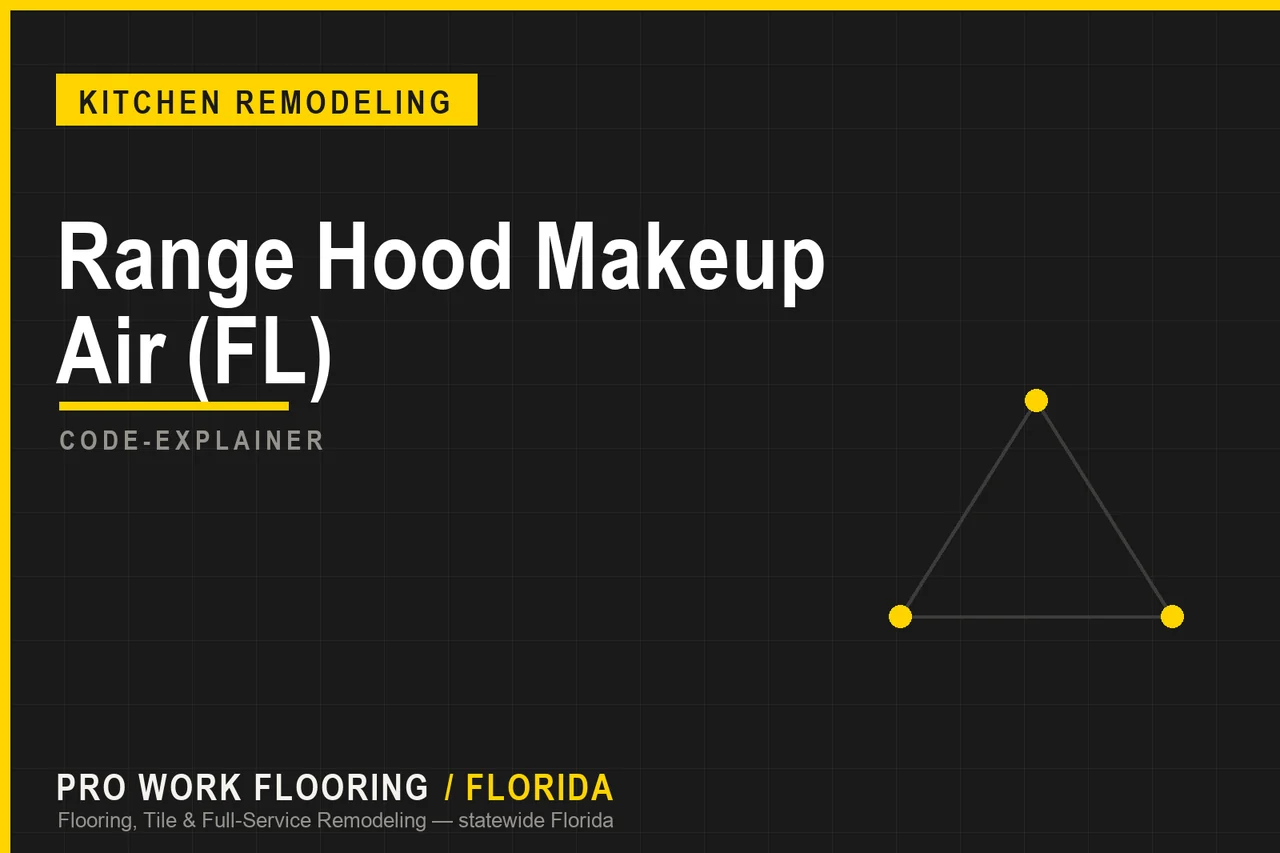 Range Hood Makeup Air (FL)