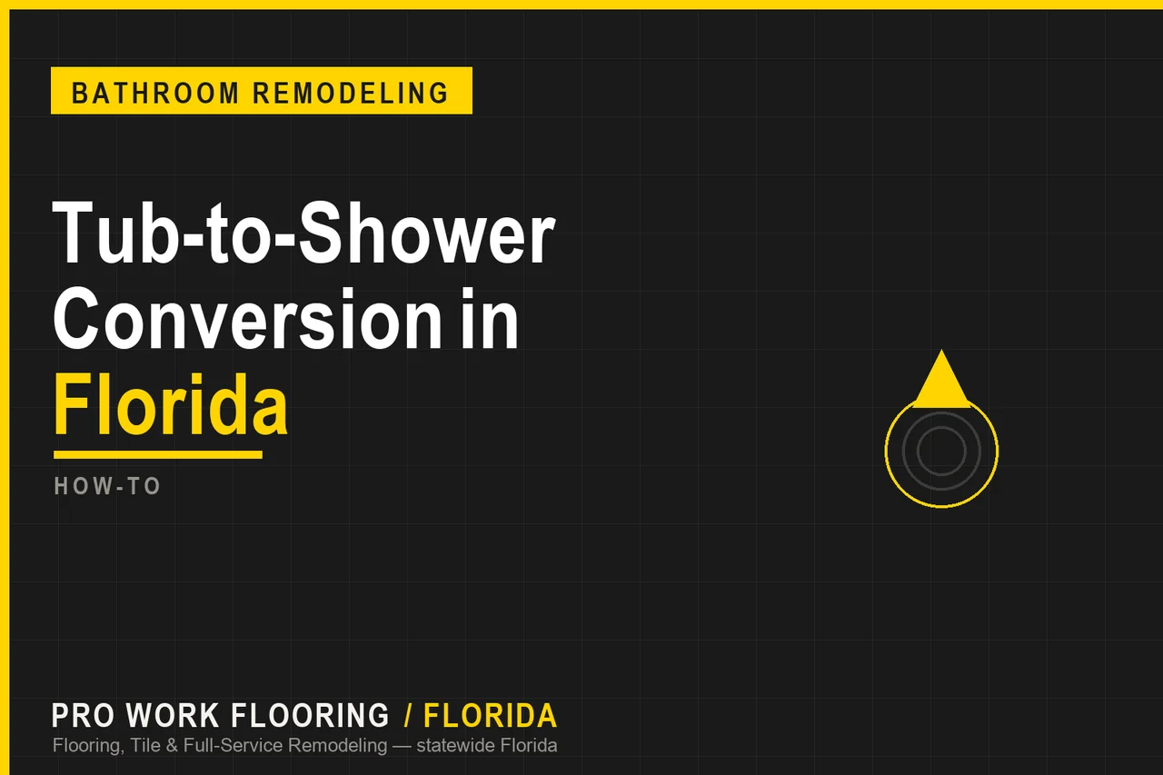 Tub-to-Shower Conversion in Florida