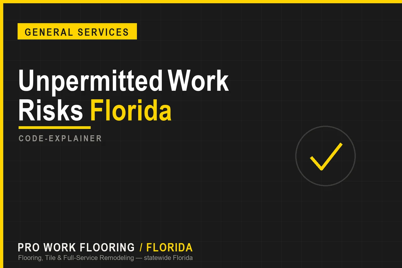 Unpermitted Work in Florida: The Real Consequences