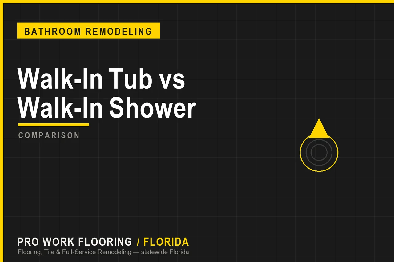 Walk-In Tub vs Walk-In Shower