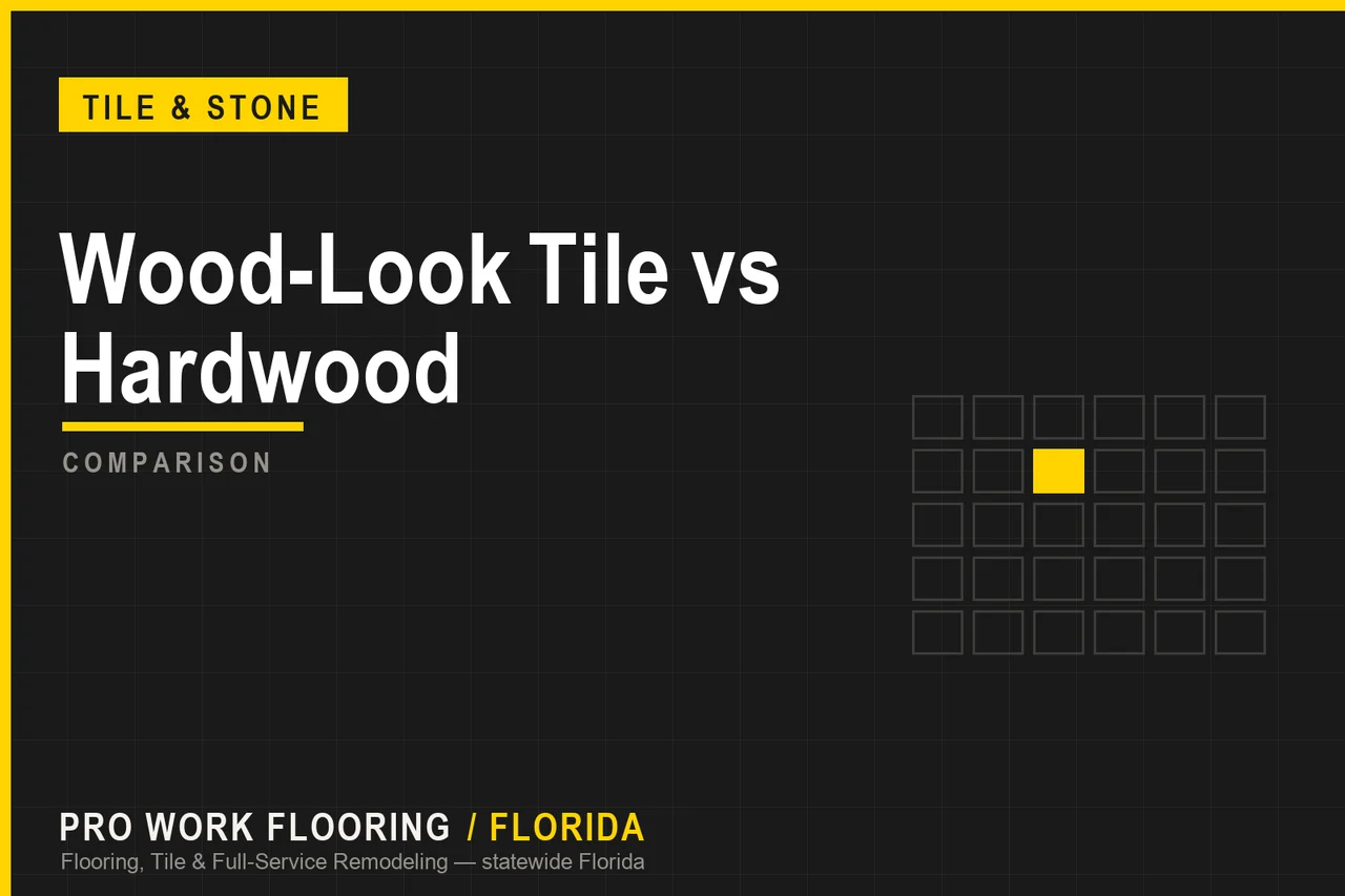 Wood-Look Tile vs Hardwood
